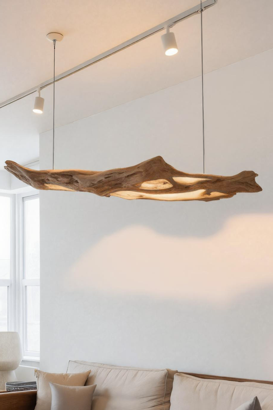 Modern Sculptural Pendant Light With Organic Form For Living Room