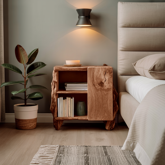 Rustic Side Cabinet For Bedroom Furniture Solutions