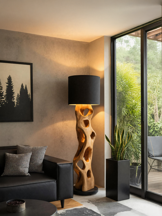 Modern Sculptural Floor Lamp For Living Room