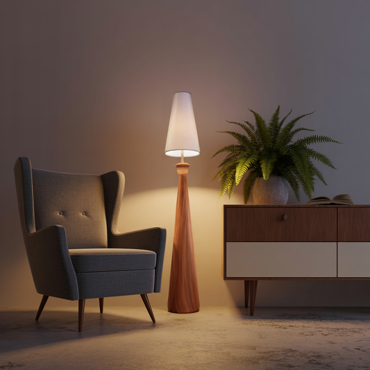 Modern Wood Table Lamps For Bedroom And Living Room